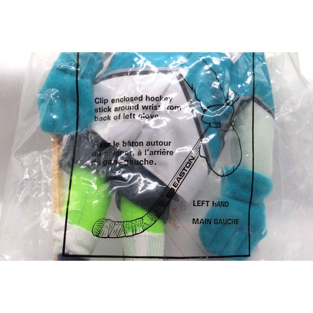 VTG 1995 Muppets NHL McDonald's Kermit The Frog 12 in  Hockey Jersey Plush NEW - Picture 6 of 9